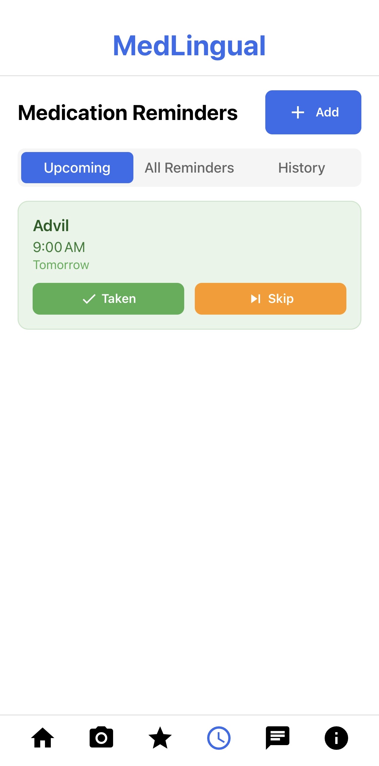 Medication Reminders